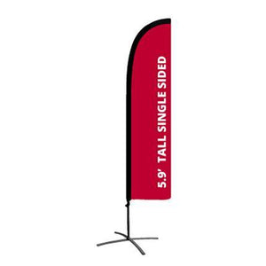 Large(80.5*400cm) Straight Feather Banners - New Age Promotions
