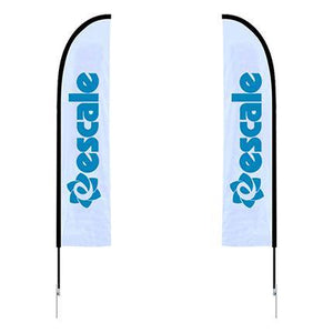 Large(80.5*400cm) Straight Feather Banners - New Age Promotions