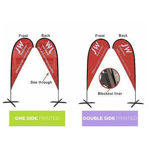 Small(75*190cm) Teardrop Banners - New Age Promotions
