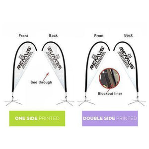 Medium(97*300cm) Teardrop Banners - New Age Promotions