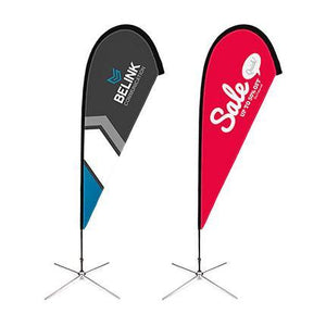Large(109*400cm) Teardrop Banners - New Age Promotions