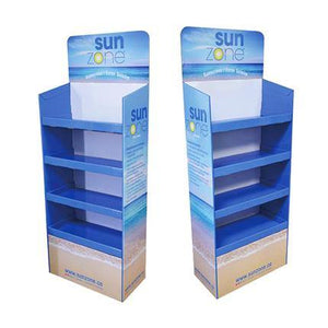 Self Assembly Premium Cardboard Floor Display - New Age Promotions