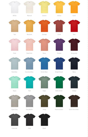 AS Colour Staple Tee - New Age Promotions