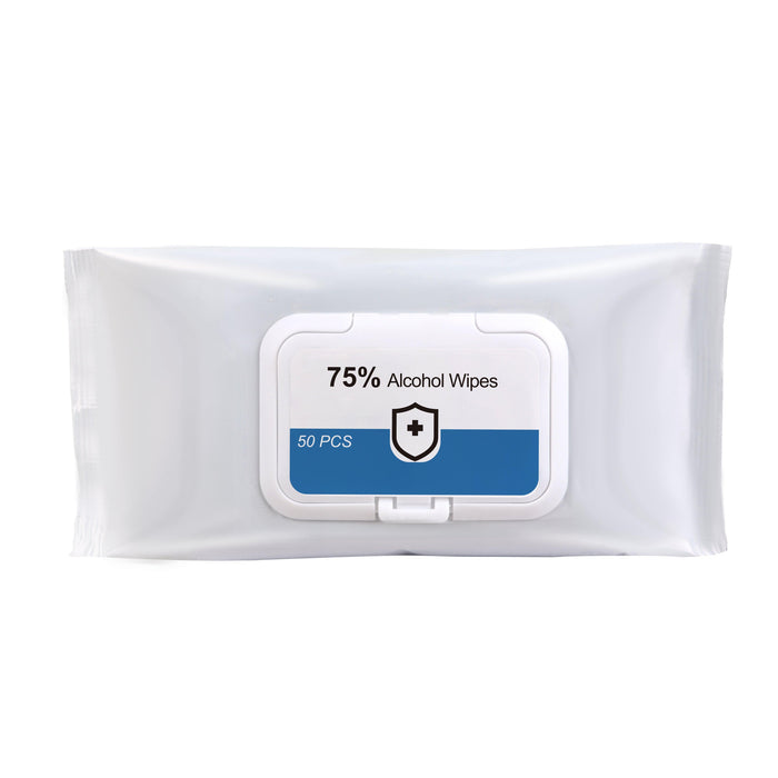 75% Alcohol Wet Wipes - 50PC Pack