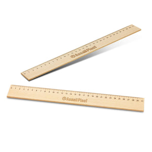 Wooden 30cm Ruler - New Age Promotions